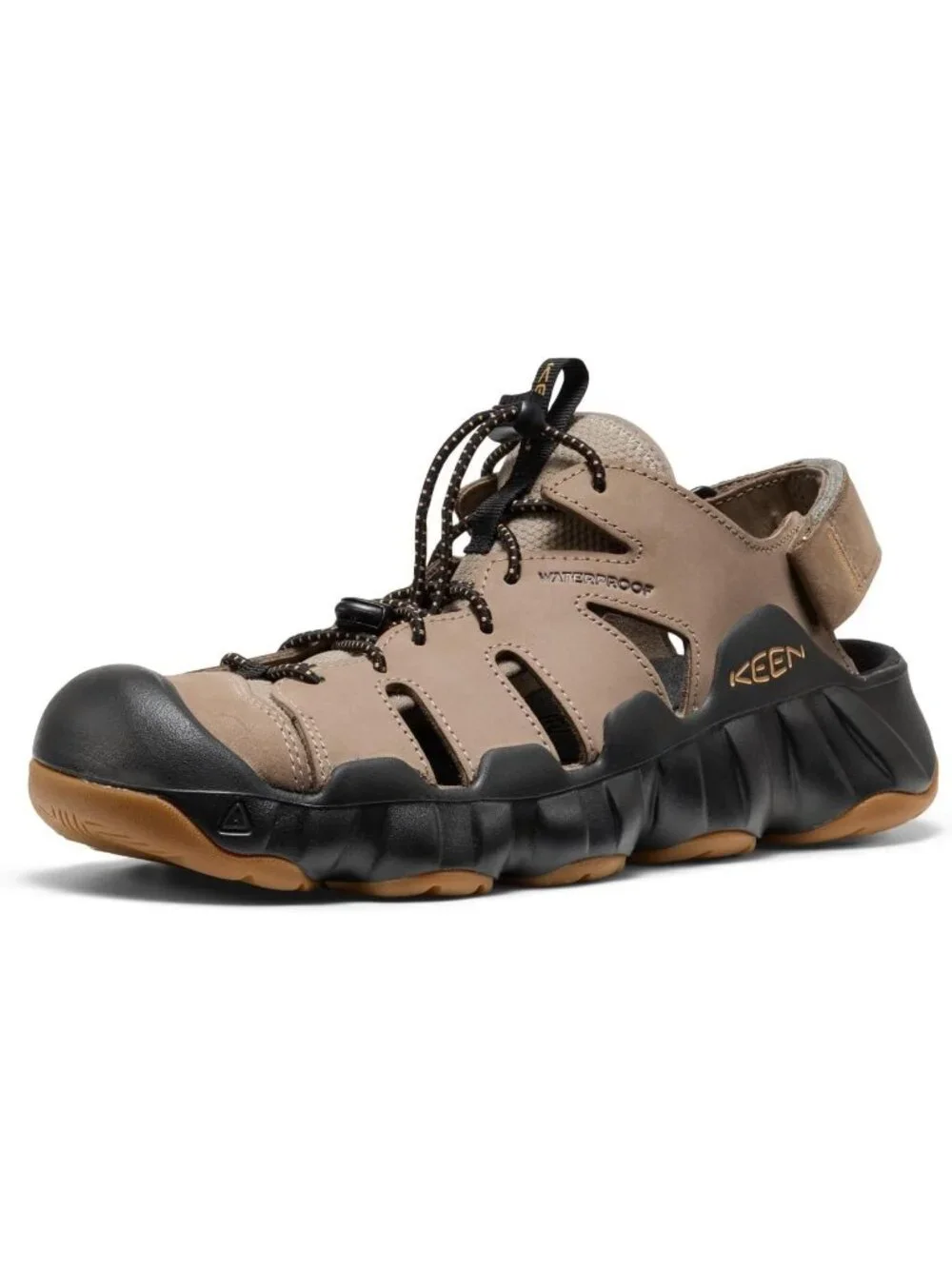Men's Brindle Oak Buff Hyper port Closed Toe Breathable Easy On Sandal Shoes